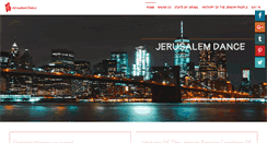 Desktop Screenshot of jerusalemdance.com